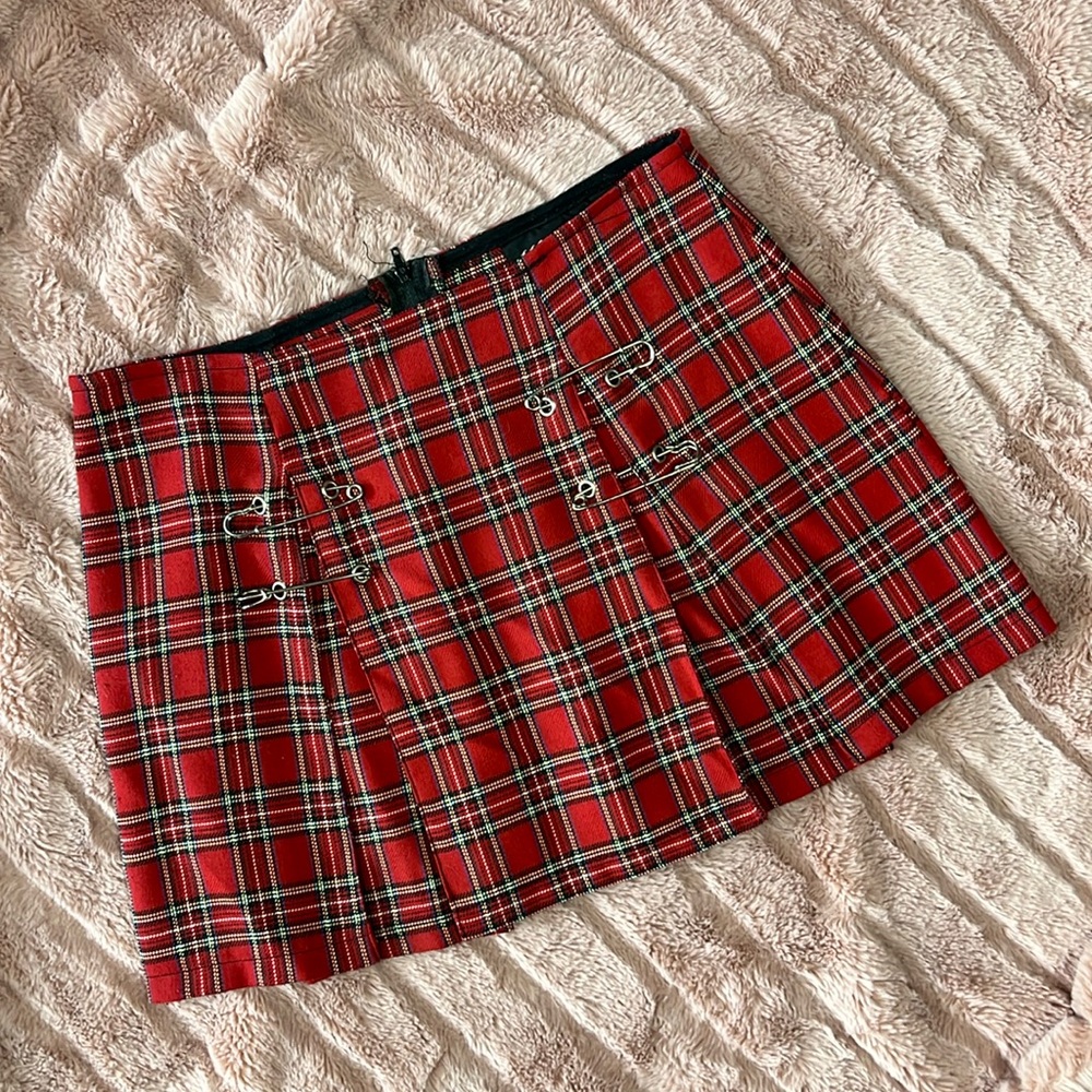 Lip service plaid mini school girl skirt size S